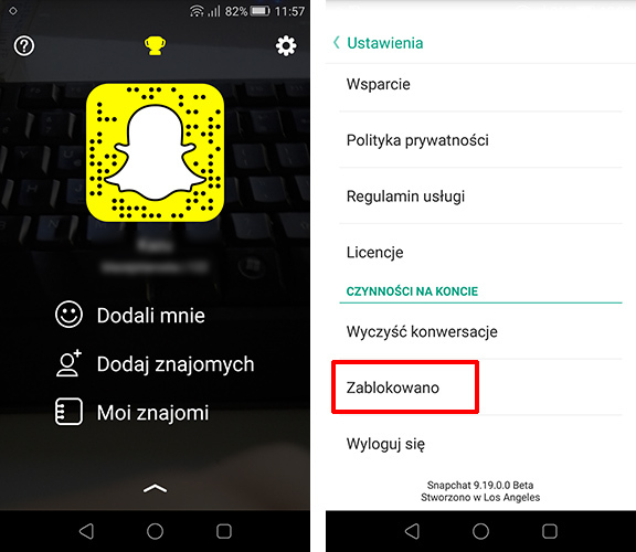 Snapchat Jak Zablokować Lub Odblokować Osoby 1978