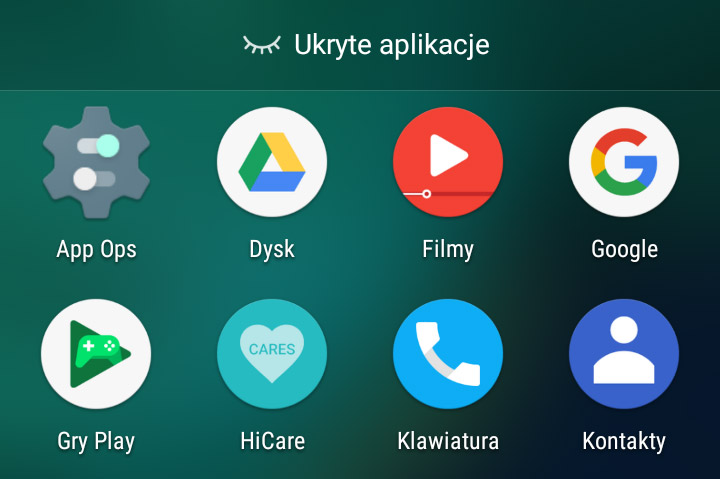 Jak ukryć aplikacje w huawei p20 lite