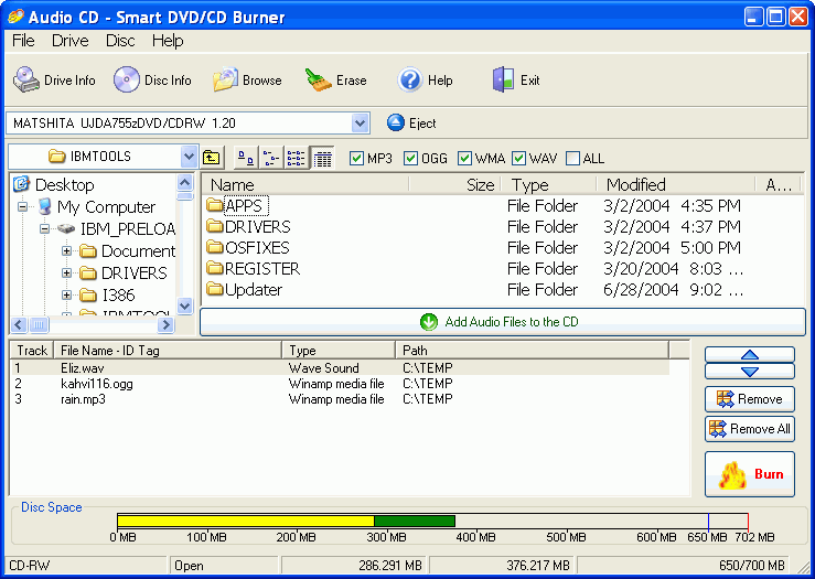 NTFS information: Active ISO Burner 40 Freeware