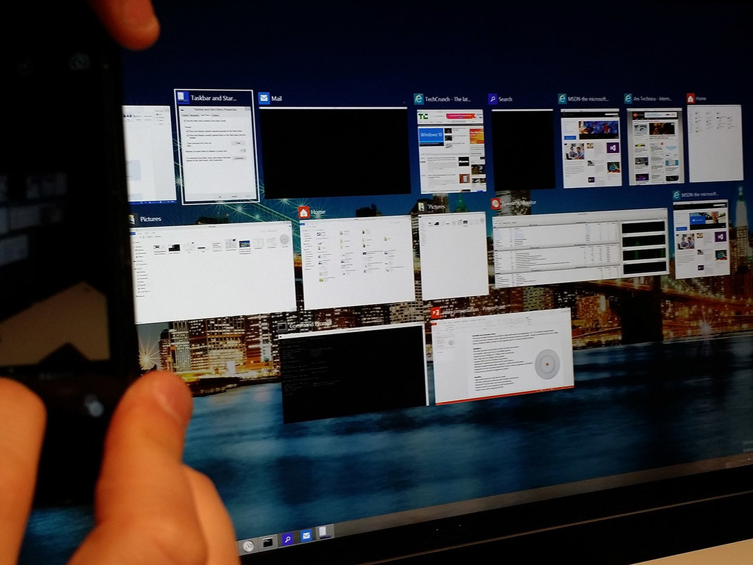 Przełączanie okien w trybie ALT+Tab w Windows 10