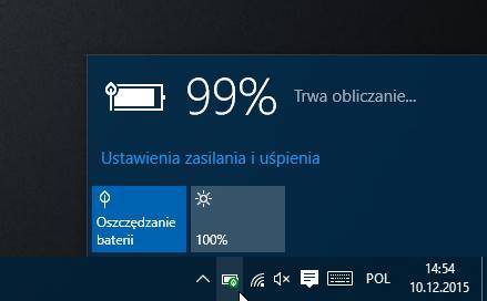 Oszczędzanie baterii - Windows 10