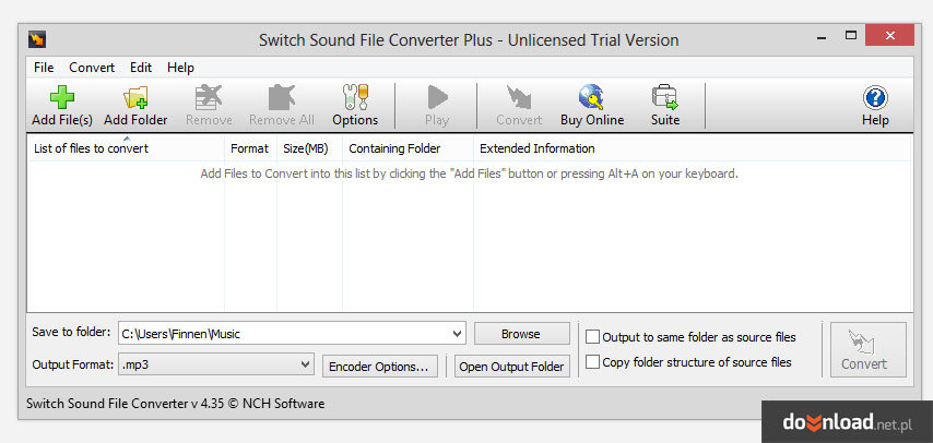 download nch switch audio file converter plus portable